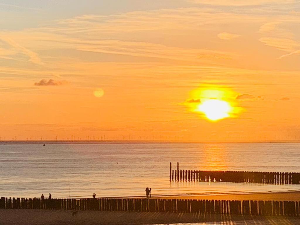 T Huuske Tuinappartement Met Fantastisch Uitzicht, Nabij Zee Zonnemaire Bagian luar foto